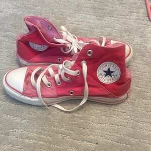 Converse Pink High-Top Sneakers